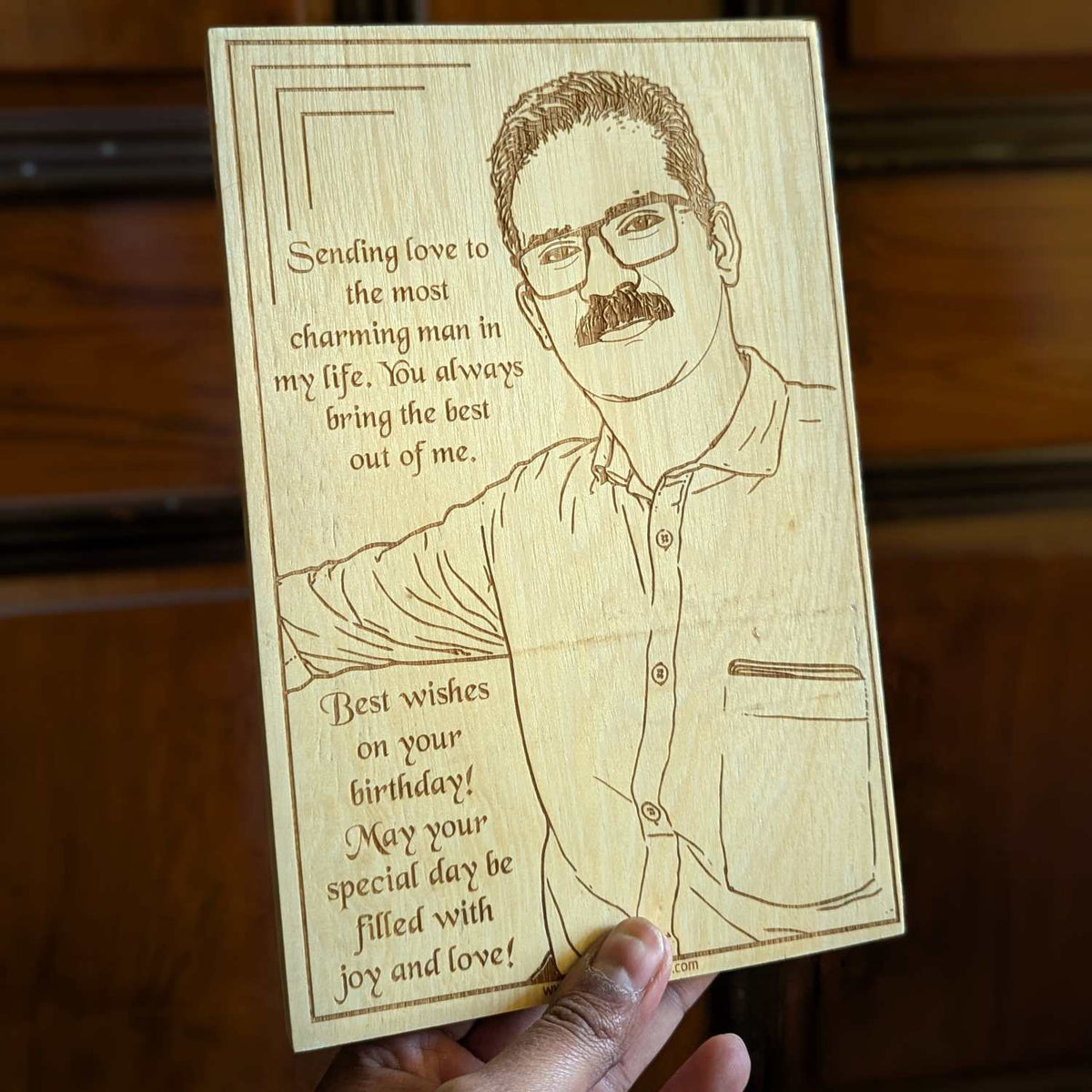 Customize Your Own Rectangular Wooden Poster