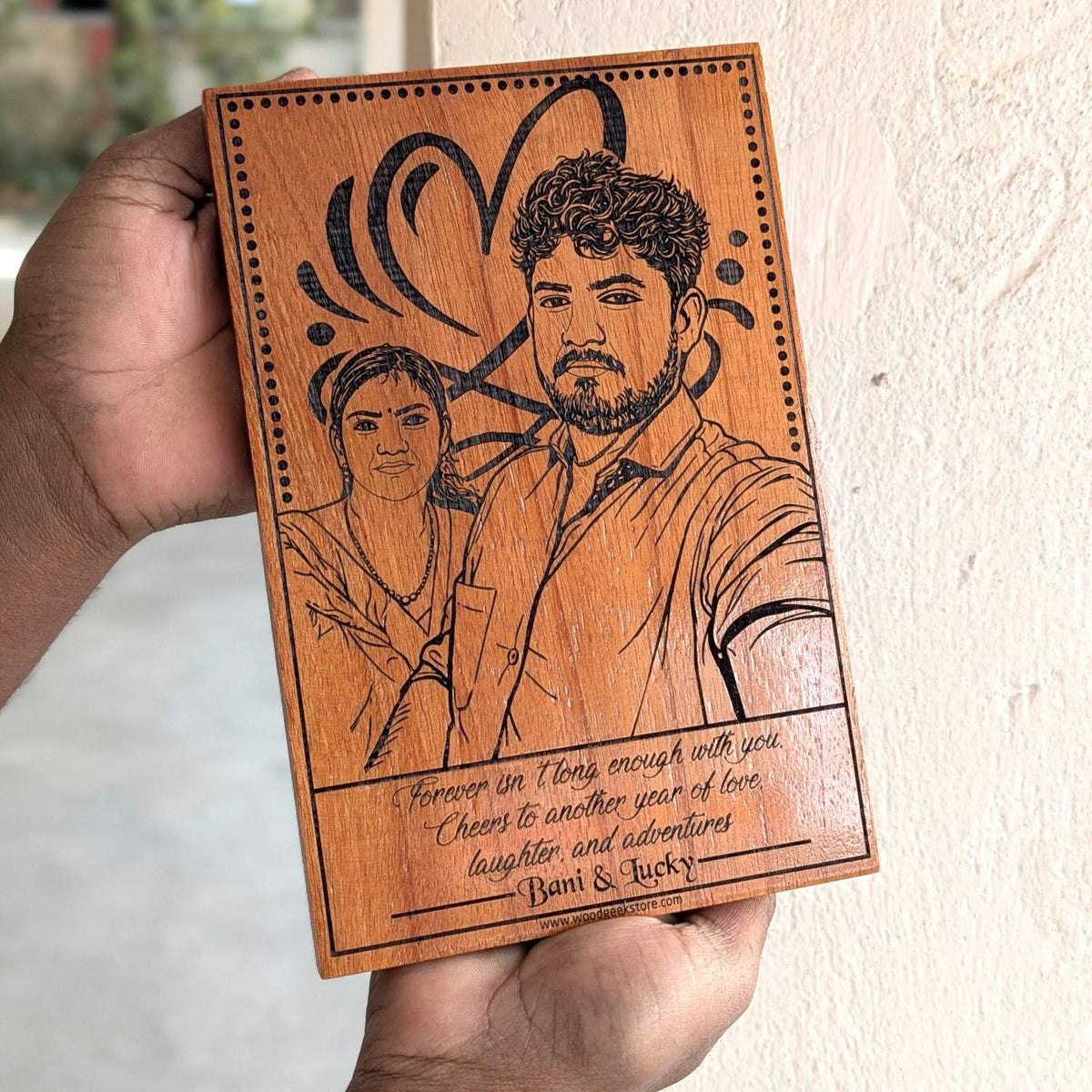 Customize Your Own Rectangular Wooden Poster