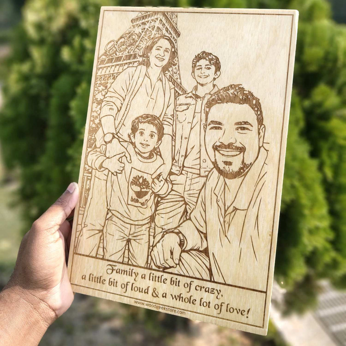 Customize Your Own Rectangular Wooden Poster