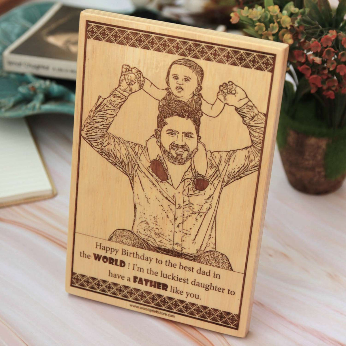 Customize Your Own Rectangular Wooden Poster