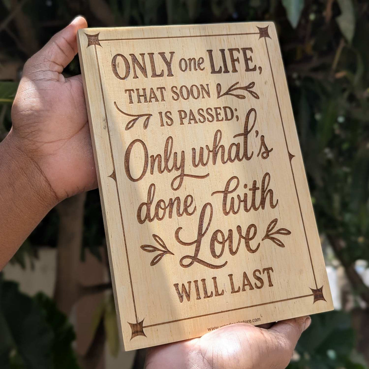 Customize Your Own Rectangular Wooden Poster