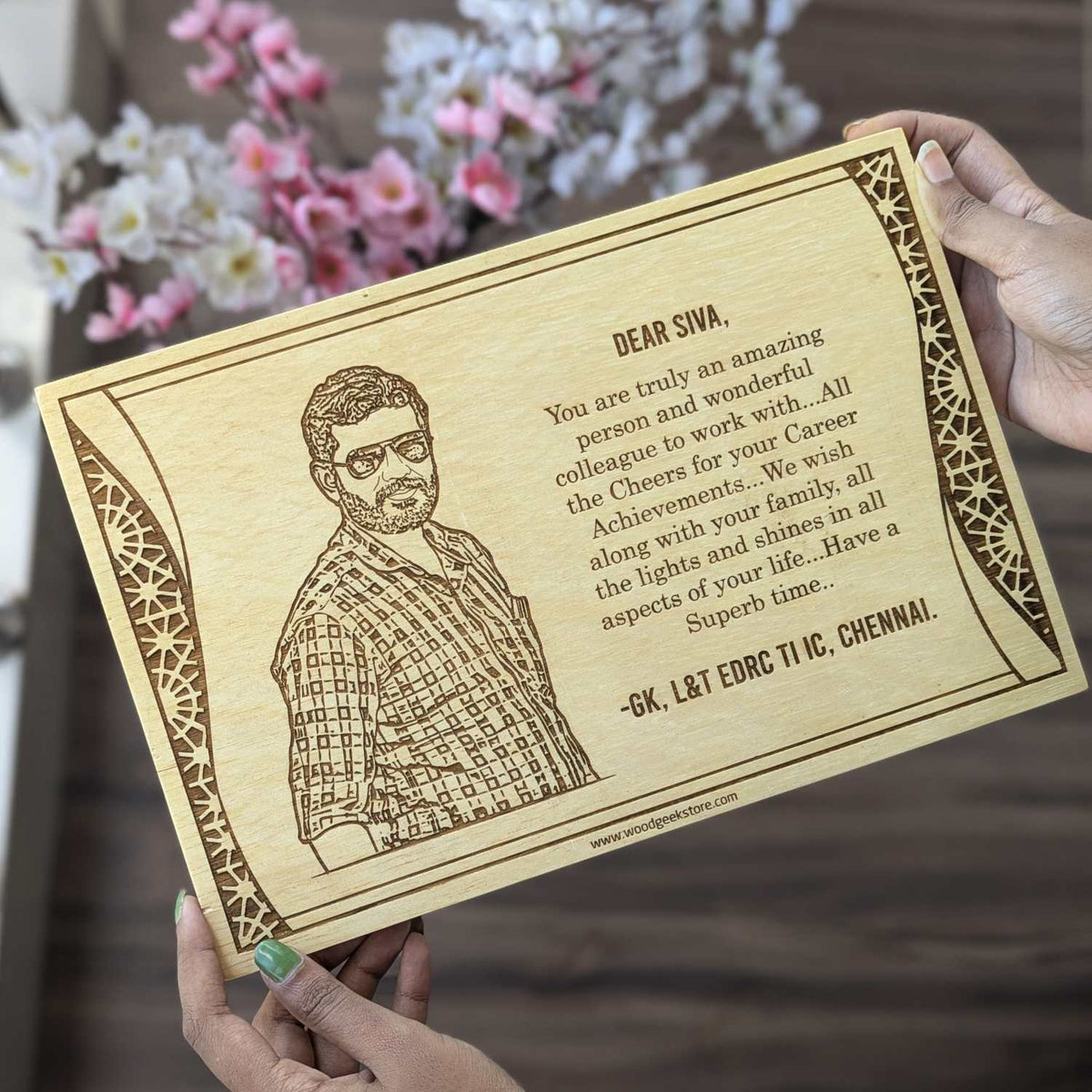 Boss, Mentor &amp; Leader Engraved Wooden Plaque | Appreciation Gift for Your Boss