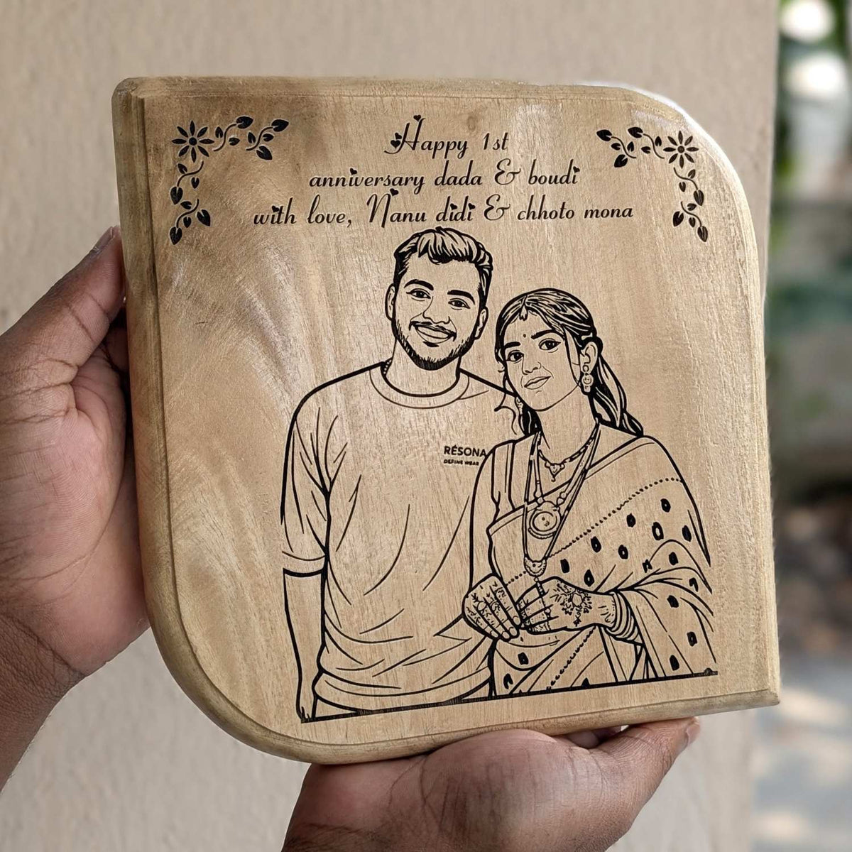 Customize Your Own Square Wooden Plaque | Personalized Memento &amp; Award