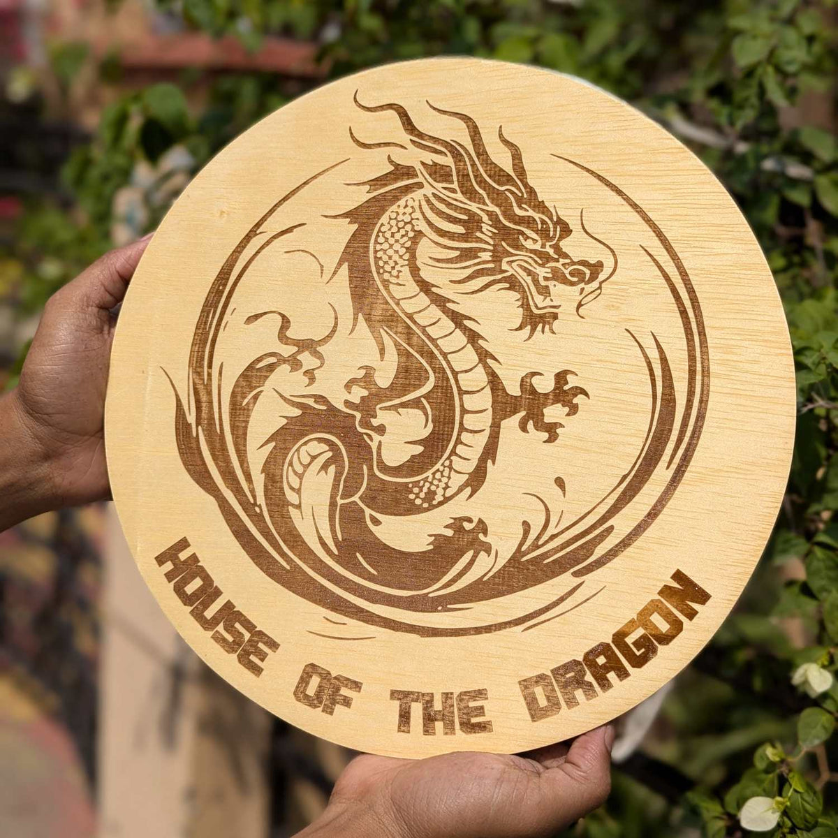 Logo Engraved Wooden Frame for Office