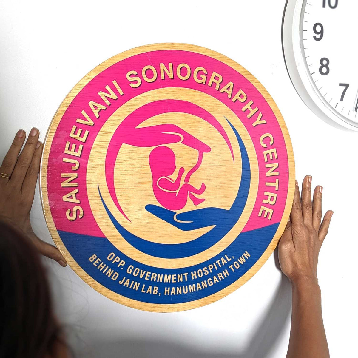 Custom Wooden Logo Signs for Business &amp; Office Décor