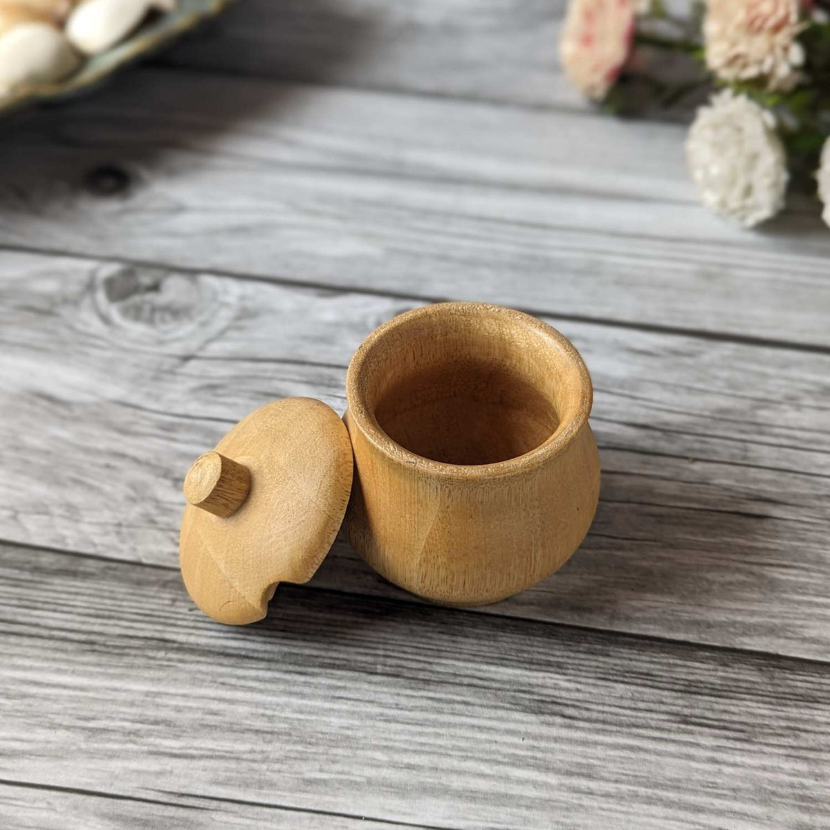 Wooden Dinner Gift Set Of 6 | Wooden Plate | Wood Bowl | Salt Holder