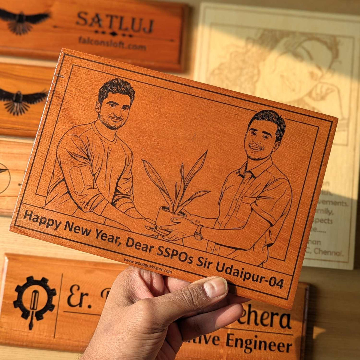 Customize Your Own Rectangular Wooden Poster