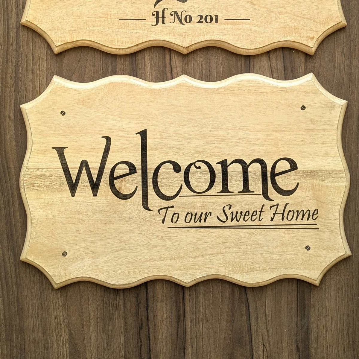 Personalized Wooden Welcome Signs for Home
