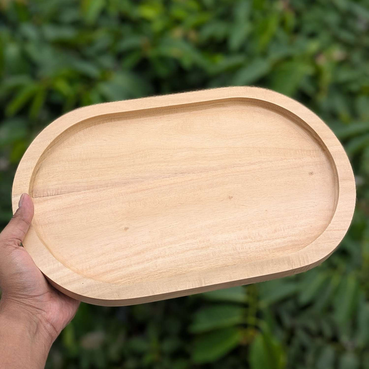 Oval Wooden Tray