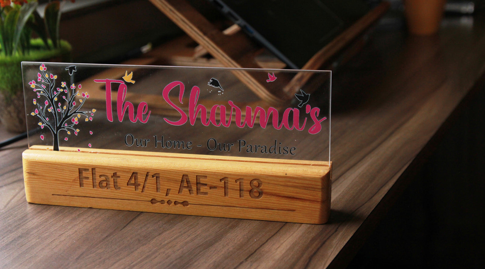 Personalized Engraved Name Plate: Gift/Send Home and Living Gifts Online  M11097930 |IGP.com
