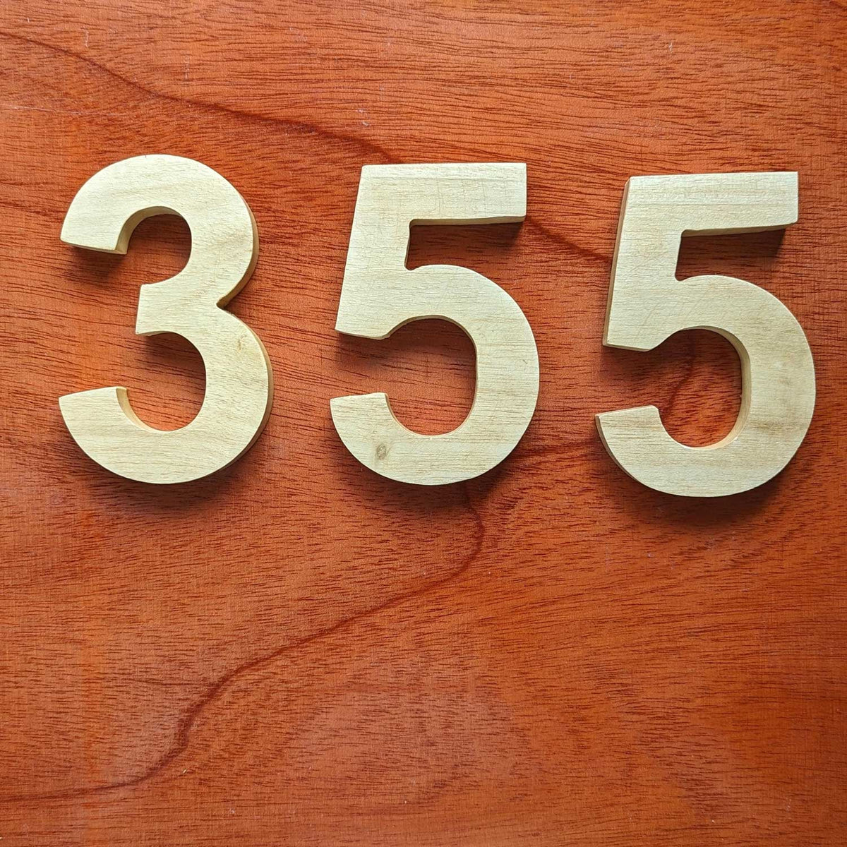 Chic 3D Wooden Numbers &amp; Letters | Customizable House Signage