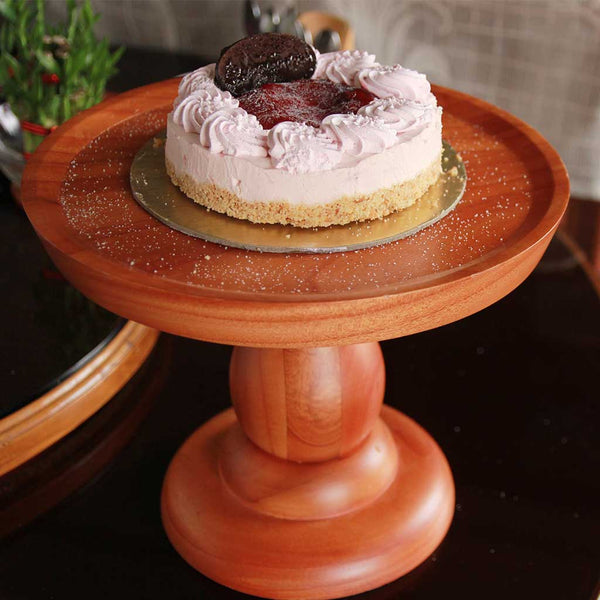 Wooden Cake Stand Wooden Pedestal For Birthday Anniversary