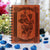 The Dancing Ganesh Personalized Wooden Notebook. This Spiral Notebook Makes The Best Ganesh Chaturthi Gifts. This Ganesha Gift Can Be Engraved With Happy Ganesh Chaturthi Wishes For Friends And Family.