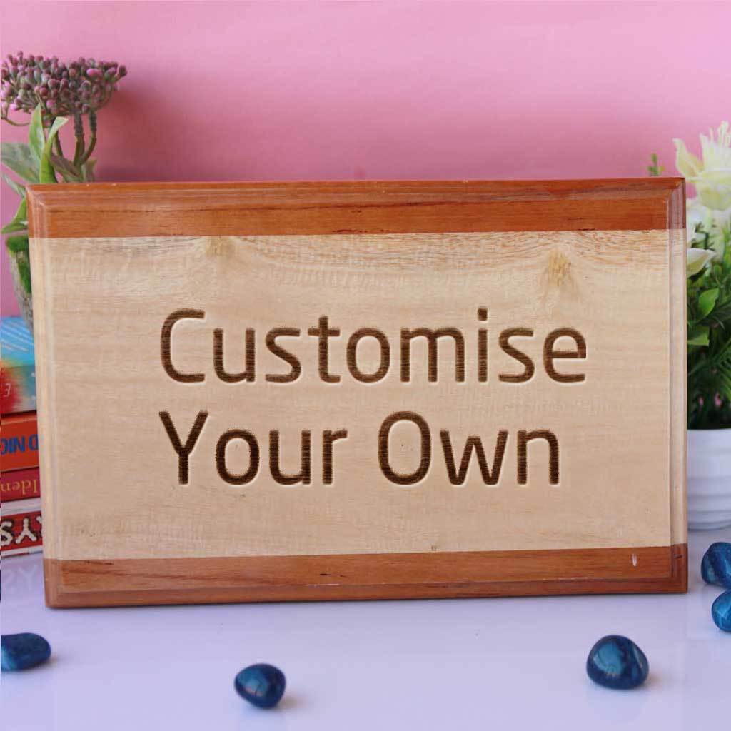 Wooden Award Plaque. Customise Your Own Wooden Trophies &amp; Awards. Create Your Own Custom Trophies. Make Your Own Football Trophy, Badminton Trophy or Other Sports Awards, Best Employee Award or Other Employee Appreciation Awards, Funny Awards and Trophies