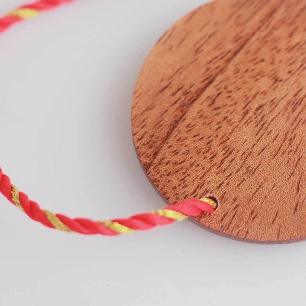 Wooden Rakhi by Woodgeek Store