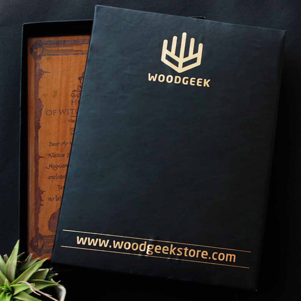 Harry Potter: Carved Wooden Hogwarts Acceptance Letter