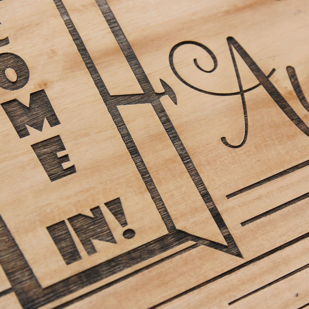 Come In! We Are Awesome - Wooden Store Signs - Wooden House Signs - Hanging Signs - Wooden Welcome Signs - Woodgeek Store
