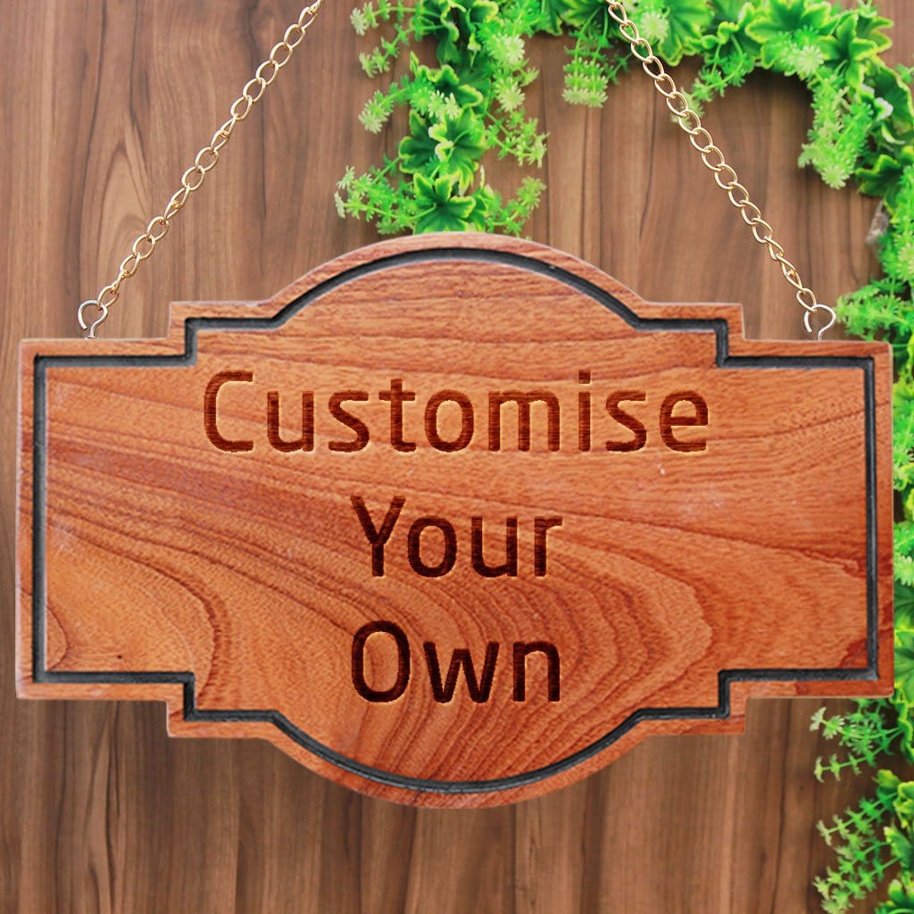 Create Your Own Wooden Sign - Custom Wood Signs - Personalized Wood Signs - Woodgeek Store