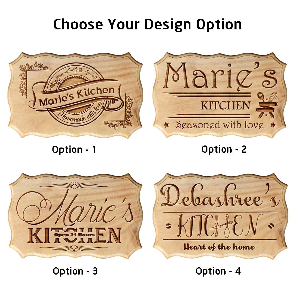 Personalized Kitchen Sign For Mom | Kitchen Gift For Cooks