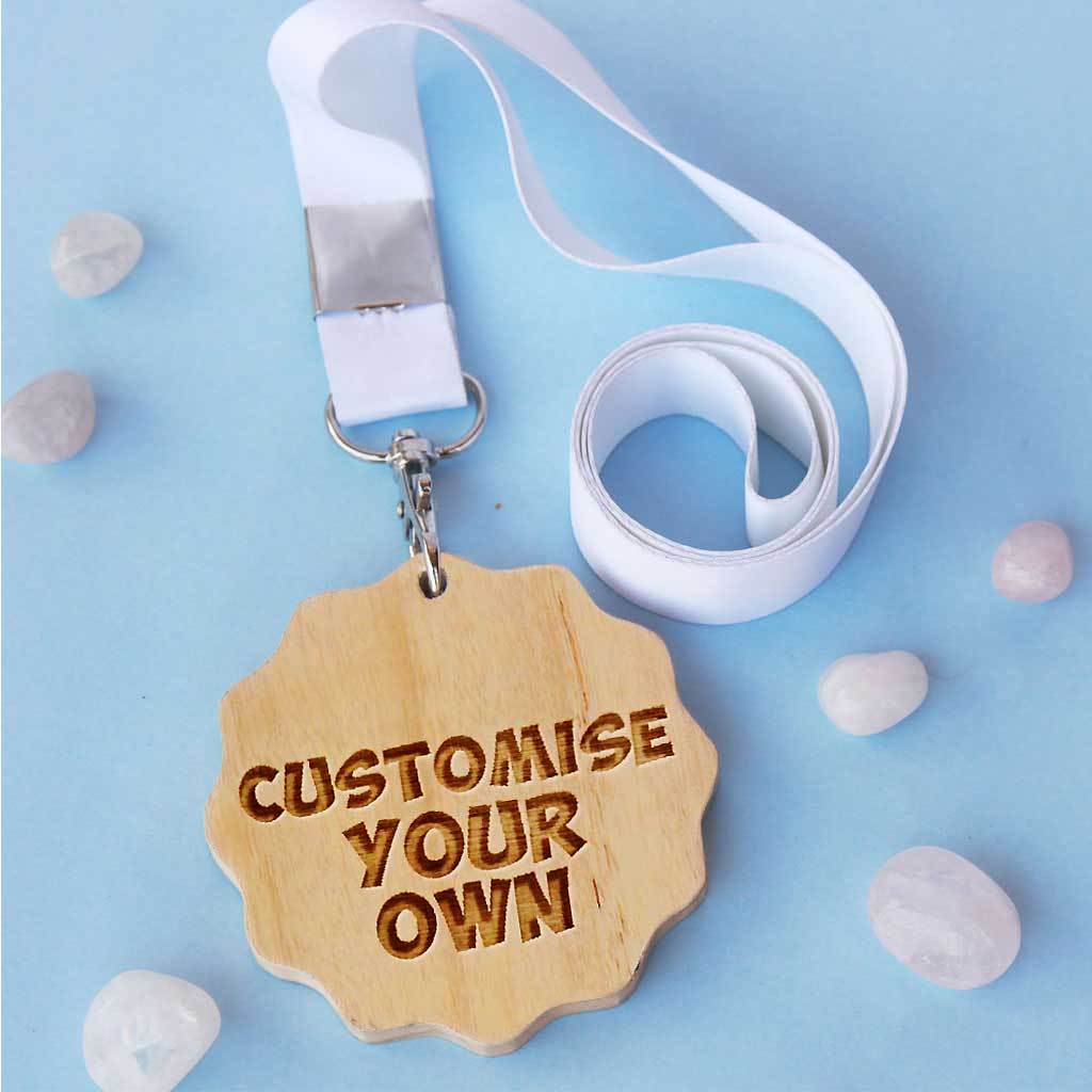 Custom Medals - Create Your Own Medal With Custom Text - Medal With Ribbon - This is the best personalized gift