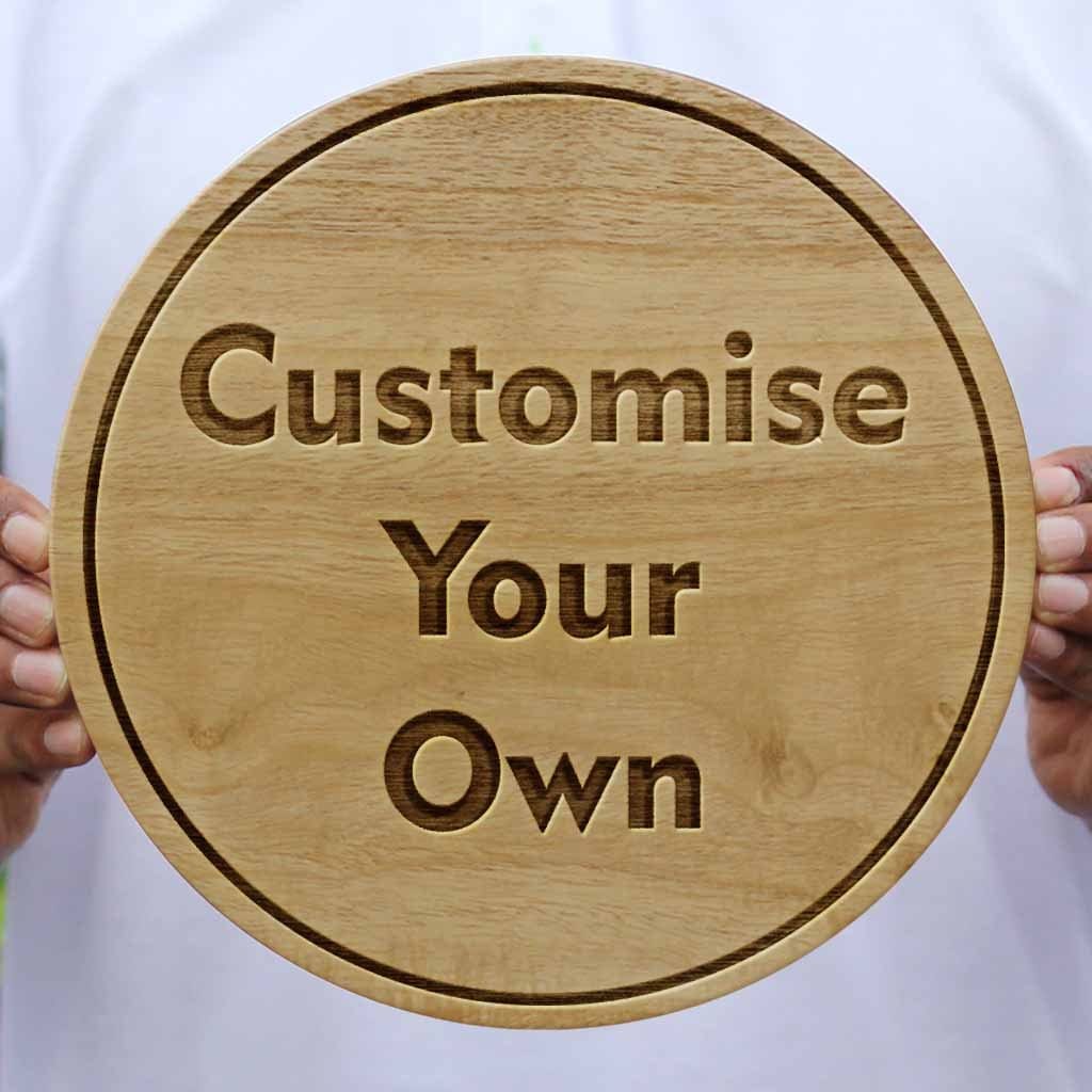 Create Your Own Carved Wooden Poster Engraved With A Photo And Quote - Woodgeek Store
