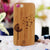 Dandelion Wooden Phone Case from Woodgeek Store - Bamboo Phone Case - Engraved Phone Case - Wooden Phone Covers