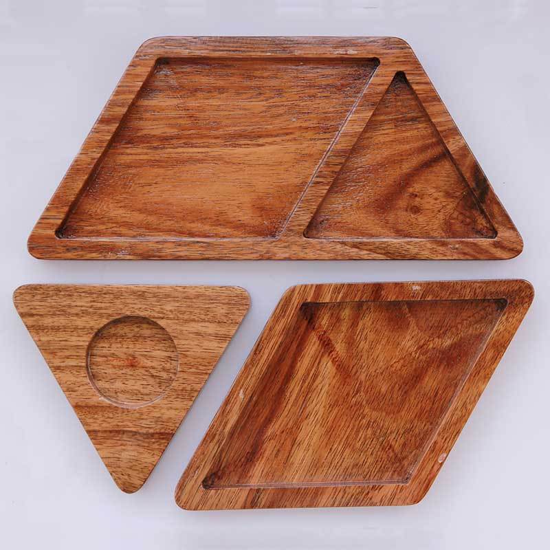 A Wooden Desk Organizer To Decorate Your Office Desk. This Three Piece Desk Organizer Makes Great Office Desk Accessories. These Office Accessories Are Great Gifts For Employees and Colleagues