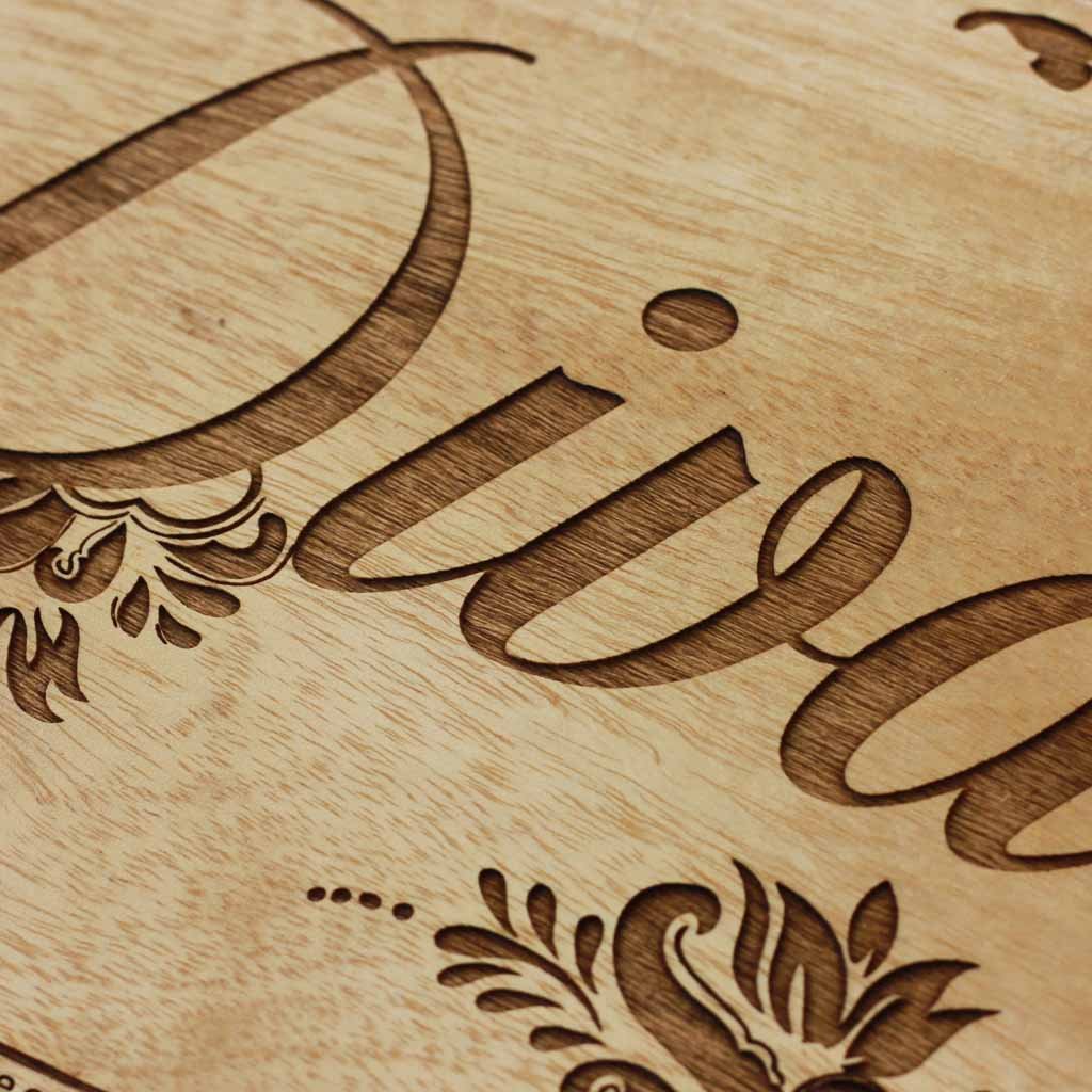 Wood Engraving - Diva Wood Word Sign - Wood Wall Posters - Wood Wall Art Decor - Woodgeek Store