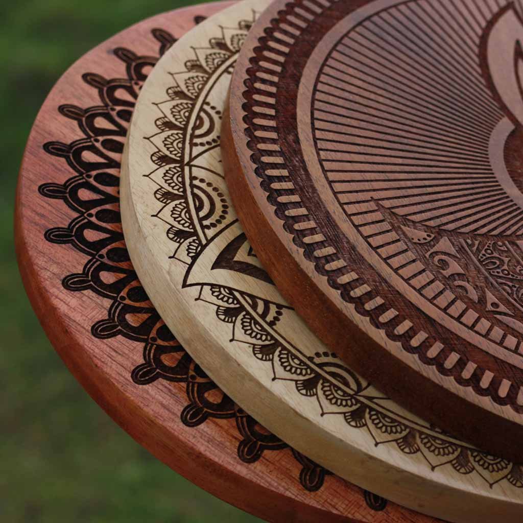 Carved Wooden Poster in Mahogany, Teak, Beech Wood and Birch Wood by Woodgeek Store - Wooden Artwork - Buy Wood Wall Art Decor Online 