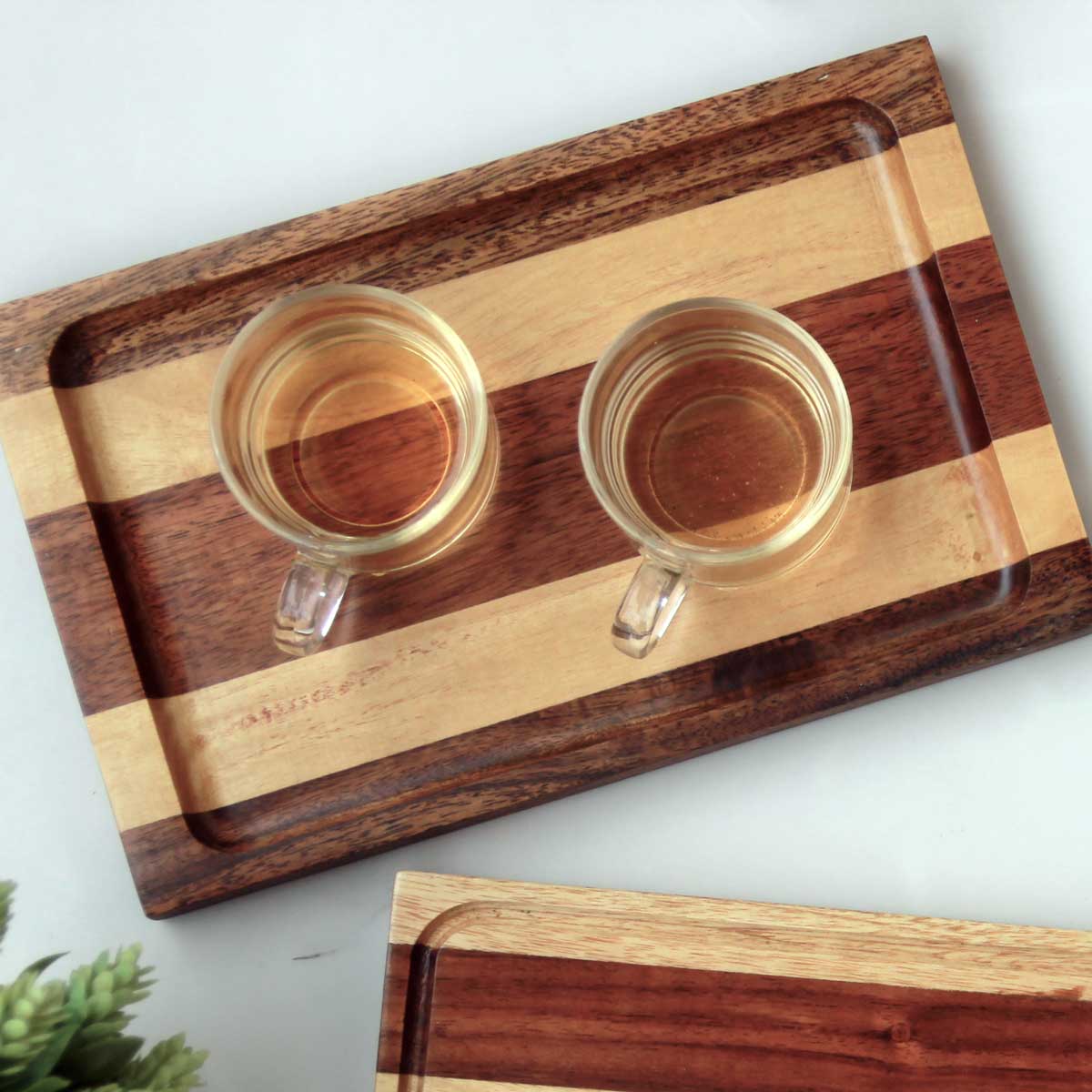 Personalized Engraved Wood Chopping Board &amp; Serving Tray| 2pc Gift Set