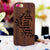 Faith Wooden Phone Case from Woodgeek Store - Walnut Wood Phone Case - Engraved Phone Case - Wooden Phone Covers - Custom Wood Phone Case - Inspirational Phone Cases