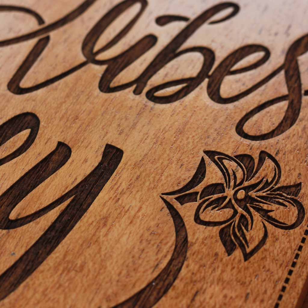 Good Vibes Only Wood Wall Posters - Wood Sign - Wood Wall Art - Inspirational Gifts - Woodgeek Store