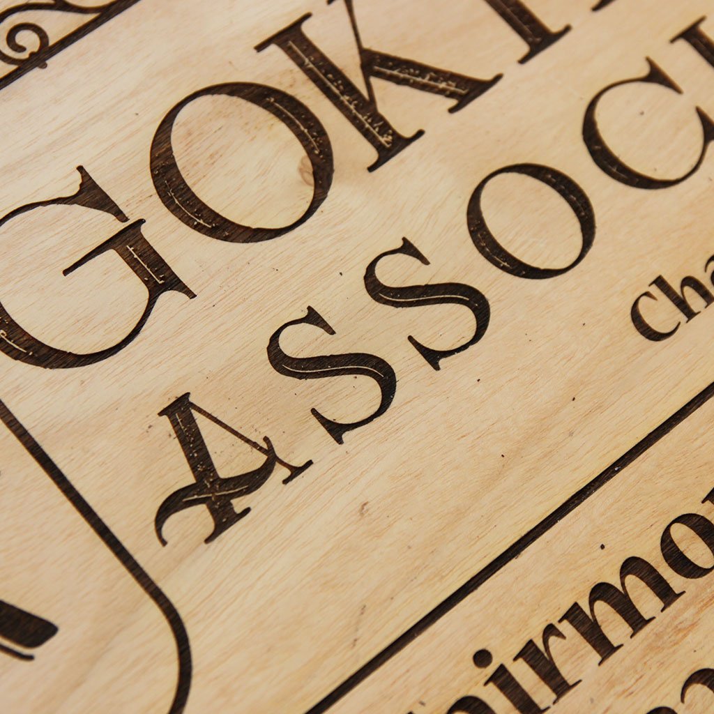 Business Sign For Chartered Accountants - This Hanging Name Plate for Accountants Is The Best Gift For Accountants - Shop More Business Signs And Shop Signs From The Woodgeek Store