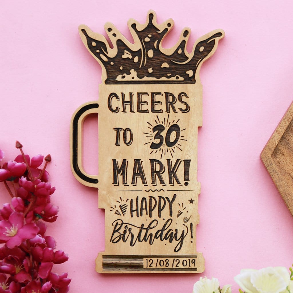 Happy Birthday Personalized Wooden Plaque