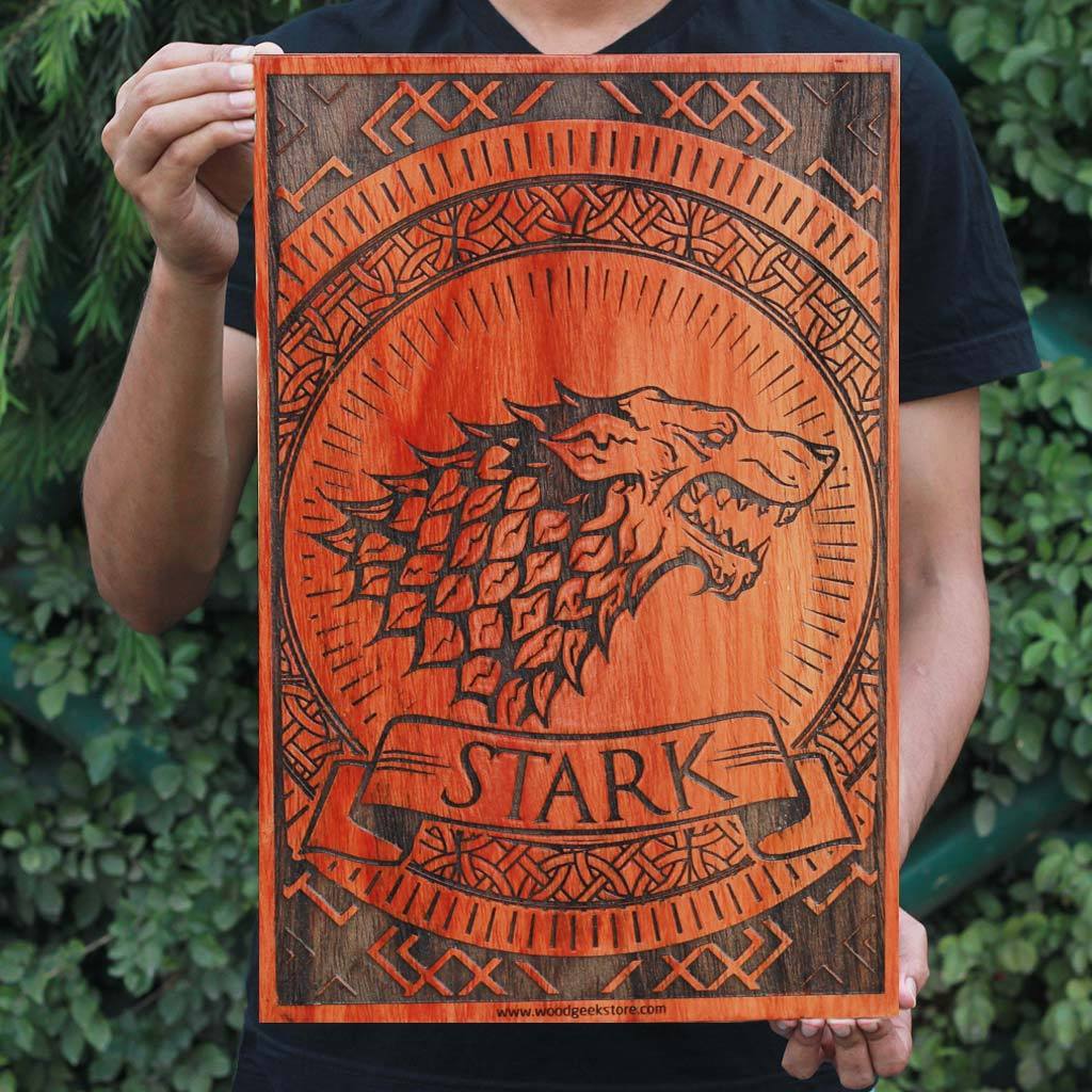House Targaryen - Game of Thrones Houses - GOT Poster - Gifts for Game of Thrones fans - Woodgeek Store