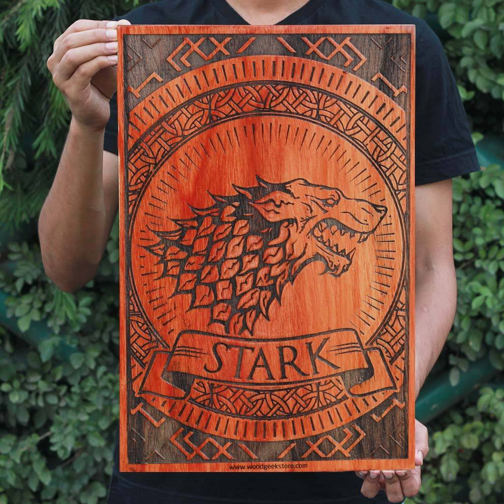 House Targaryen - Game of Thrones Houses - GOT Poster - Gifts for Game of Thrones fans - Woodgeek Store