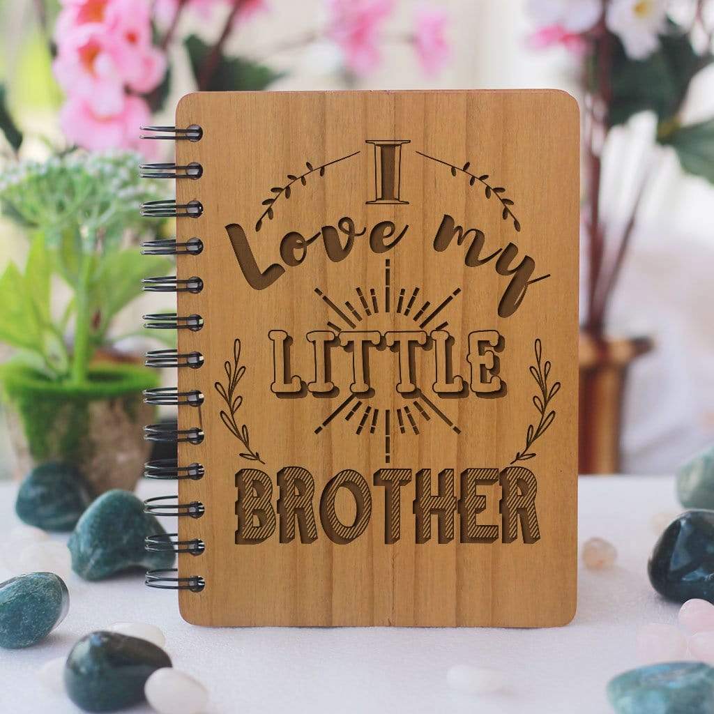 Best gifts for sisters - Unique sister gifts - Rakhi Gifts - Little Sister Gifts - best gift for sister - birthday gifts for sister - Notebook for Sister - Personalized Notebook - Wooden Notebook - Woodgeek Store