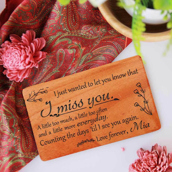 Miss you Greeting Card Miss you Greeting Card