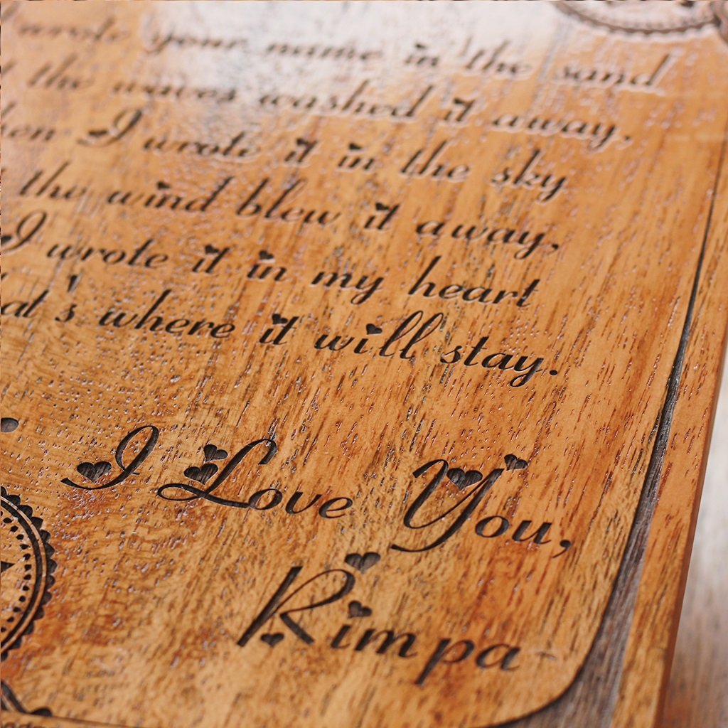 Wood writing cheap