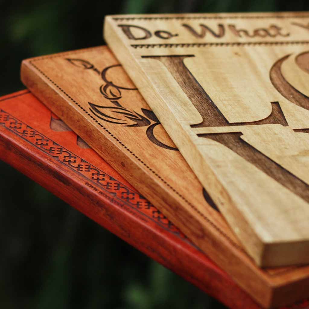 Carved Wooden Poster in Mahogany, Teak, Beech Wood and Birch Wood by Woodgeek Store - Wooden Artwork - Buy Wood Wall Art Decor Online 