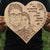 In a sea of people, my eyes will always search for you Wooden Photo Frame - Personalized Heart Shaped Wooden Poster Engraved With A Photo - Woodgeek Store