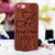 Logo Engraved Phone Cases - Logo Engraving on Wood - Wooden Phone Cases - Engraved Phone Covers - Bamboo Phone Cases from Woodgeek Store