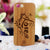 Love Wooden Phone Case from Woodgeek Store - Bamboo Phone Case - Engraved Phone Case - Wooden Phone Covers - Custom Wood Phone Case - Cool & Romantic Phone Cases