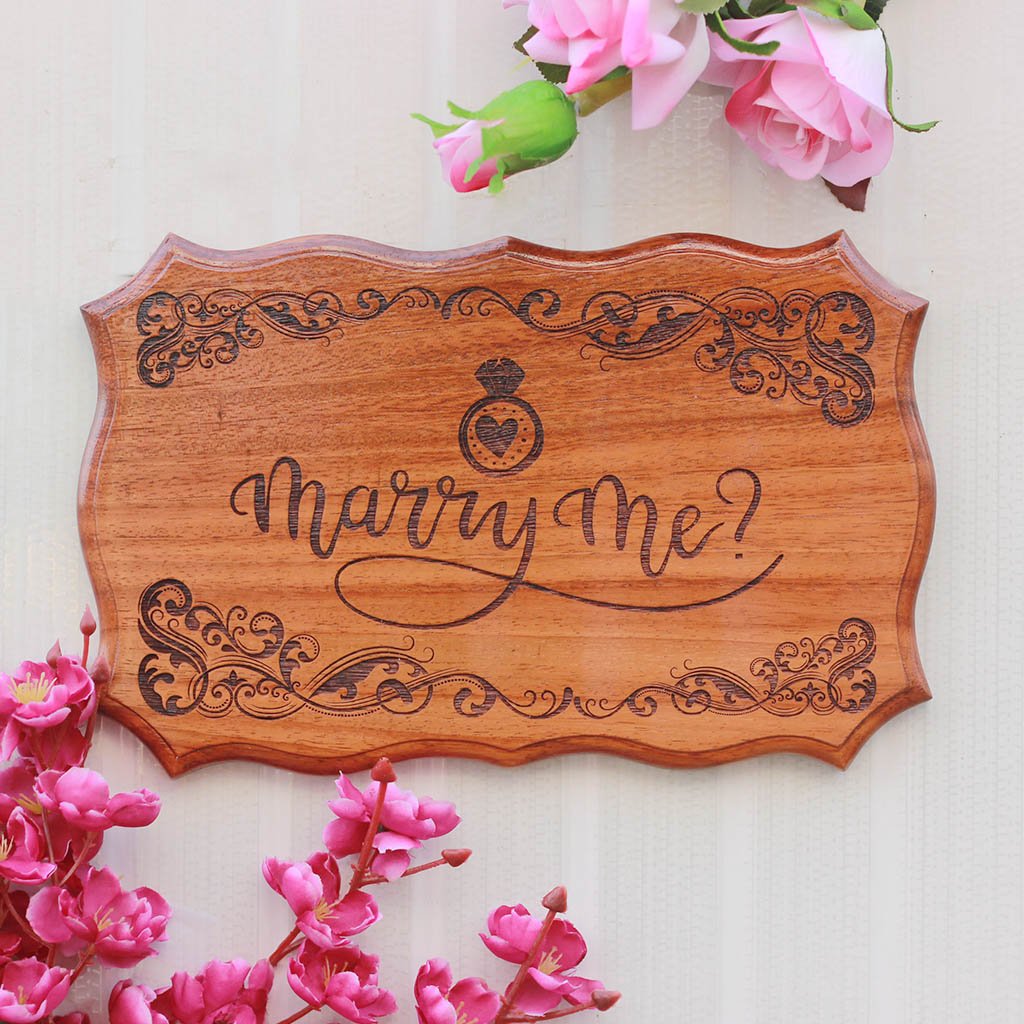 Marry Sign Will You Marry Me Signs I Best Proposal Ideas With Wooden Signs ...