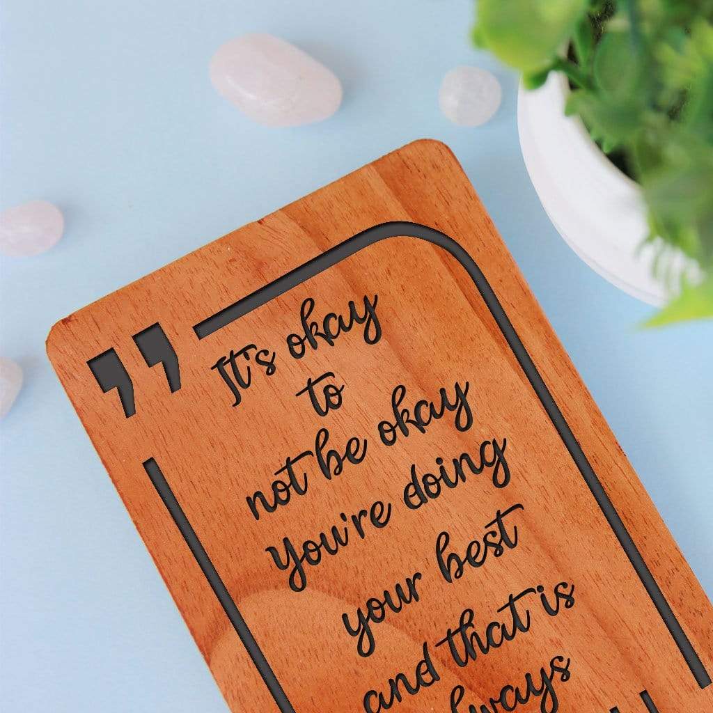 Motivational Cards &amp; Encouragement Cards. A Set Of Personalized Wooden Cards Engraved With Inspirational Greetings. Motivational Greeting Cards.