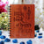 My little book of happy things - Personalized Wooden Notebook