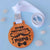 Overprotective Papa Wooden Medal - Medal Engraved on Mahogany Wood or Birch Wood - Funny Medals and Trophies - This is a great gift for fathers