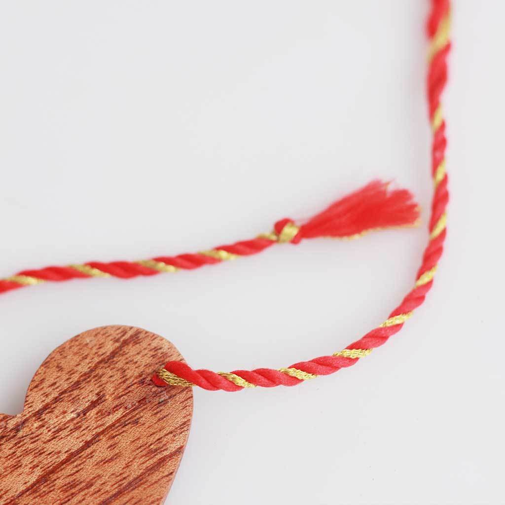 Wooden Rakhi by Woodgeek Store