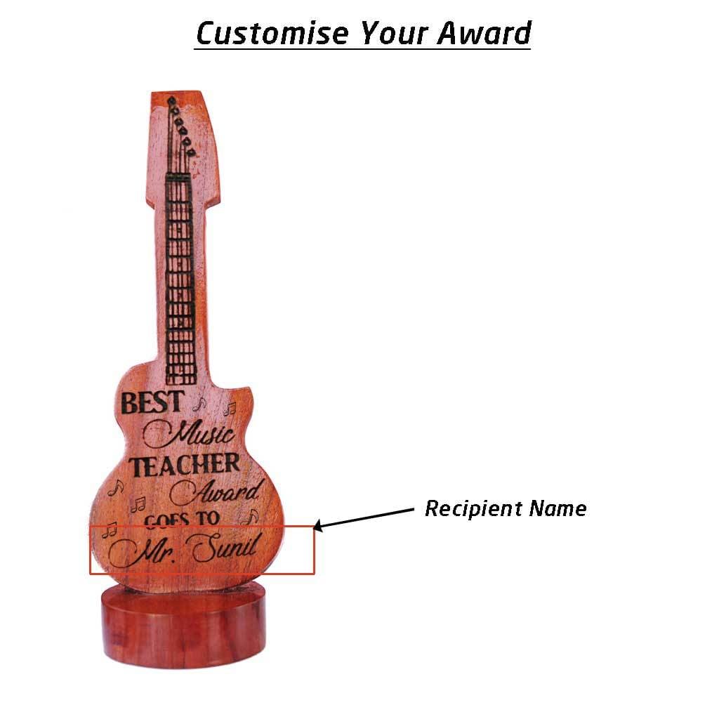 Best Music Teacher Award & Trophy. These Custom Trophies Make The Best Music Awards. This makes Unique Gifts For Musicians. This Custom Award Trophy Makes The Best Gift For Teachers.