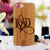 Stay Rad Wood Phone Case - Rosewood Phone Case - Engraved Phone Case - Fun Wood Phone Cases - Cool Wood Phone Covers - Woodgeek Store